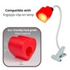 ErgoJoJo Heart Shape Attachment, Red Night Light, Bedroom Decor for