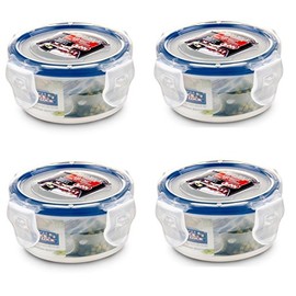 Lock & Lock, No BPA, Water Tight, Food Storage Container, 3-oz, Pack of 4, HPL931