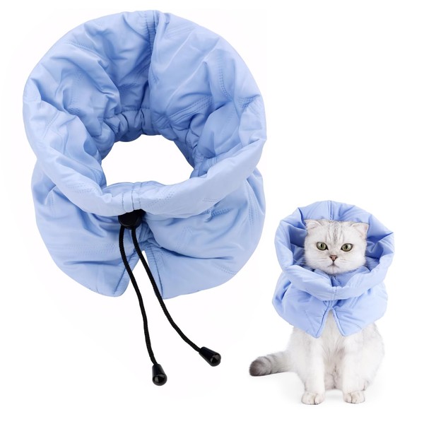 Collar for Cats, Lick Protection Cat, Adjustable Collar Cat, Soft,