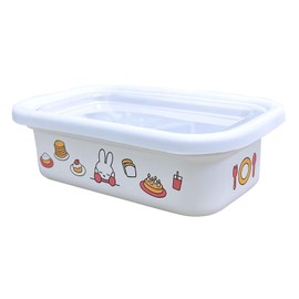 Fuji Hollow Butter Case, Miffy with Stainless Cutter, White