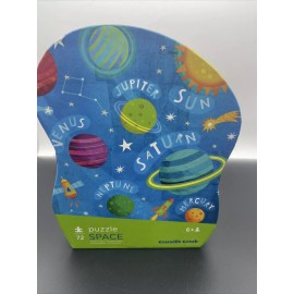 Crocodile Creek SPACE PUZZLE - 72 PIECE - BY CROCODILE CREEK - AGE 6+