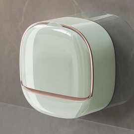 Wall-mounted soap dish white 2ea