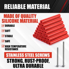 Outlet Spacers - Electrical Outlet Box Extender Kit by SPACERR - Electrical Switch and Receptacle Spacers 22 Pack (6 Tubes and 16 Screws)