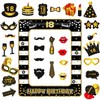 VEGCOO 18th Birthday Photo Booth Accessories, 31 Selfie Accessories, Large