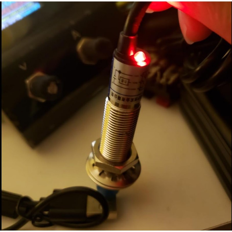 Haldzemo M12 Inductive Proximity Sensor LJ12A3-4-Z/AX Normally Close Detection Approach