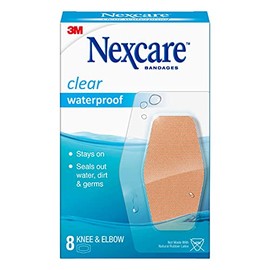 Nexcare Waterproof Knee & Elbow Bandages 8 Each (Pack of 10)