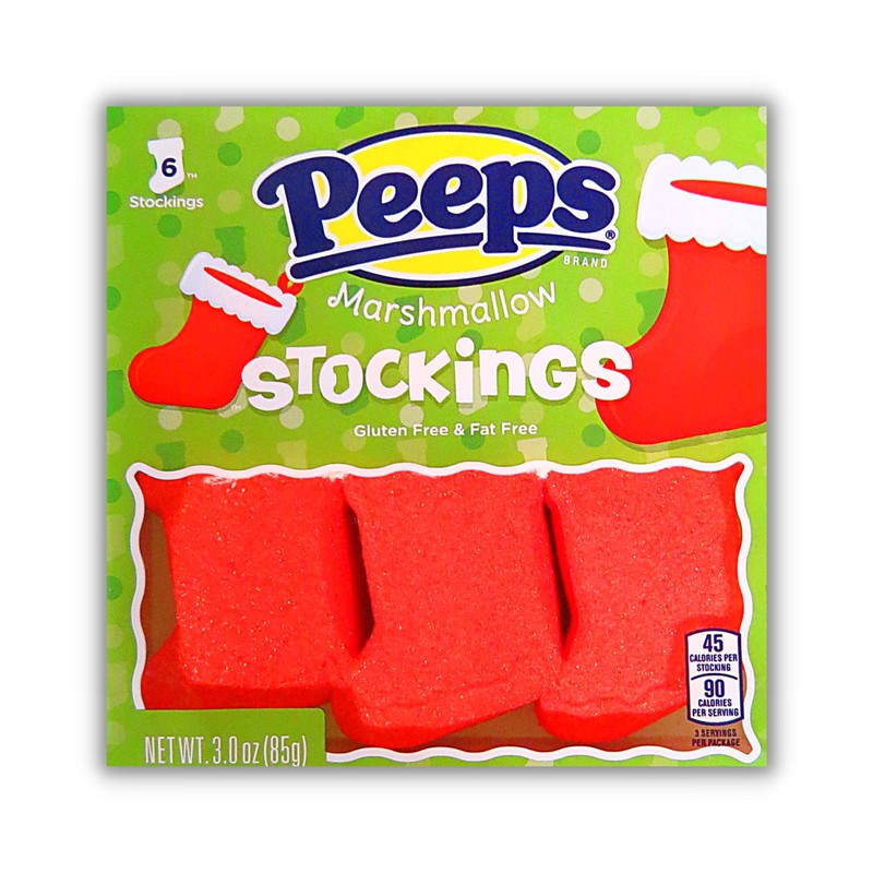 Christmas Candy Marshmallows, Colorful Sugar Coated Character Shaped Marshmallow Stocking