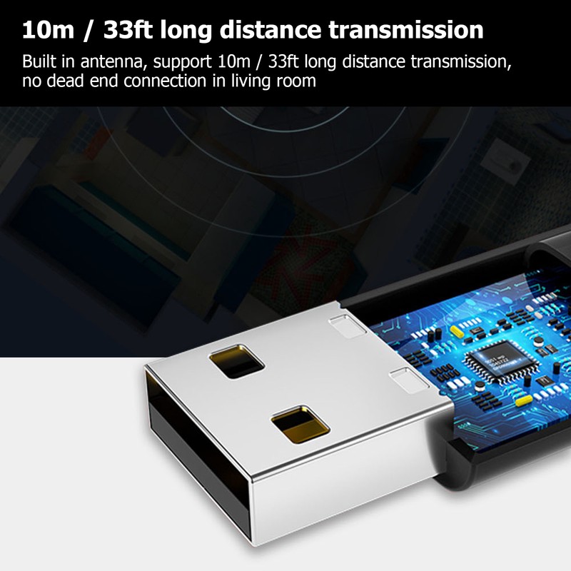 LE502 BT Transmitter Low Latency BT 5.3 Transmitter Support Call