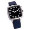 VISIONU TGSW-1712G Square German Speaking Watch with Alarm Function, Voice