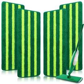 4 Pack Spray Mop Pads Refills for Libman Freedom Spray Mop, Reusable Microfiber Spray Mop Head Replacement, 16 in Spray Mops for Floor Cleaning