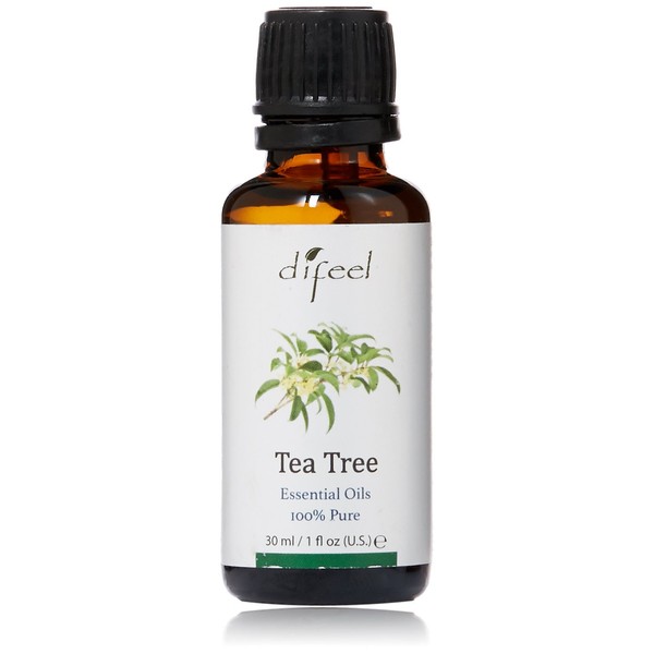 Difeel Essential Oils 100% Pure Tea Tree Oil 1 Ounce