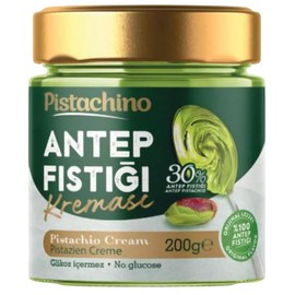 PUFAI Anthap Turkish Pistachio Cream with 30% pistachios, without palm oil, Antepsan Antebella 30% Pistachio Paste 200 grams
