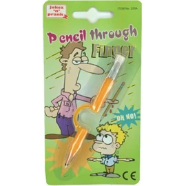 Pencil Through Finger - Jokes, Gags, Pranks - Pencil Thru Finger Gag