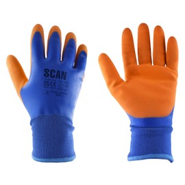 Scan SCAGLOWPTHM Thermal Waterproof Latex Gloves - Size: M