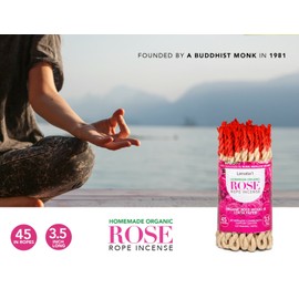 Lamatar1  Rose Rope Incense 45 in ropes Hand- Made in Nepal
