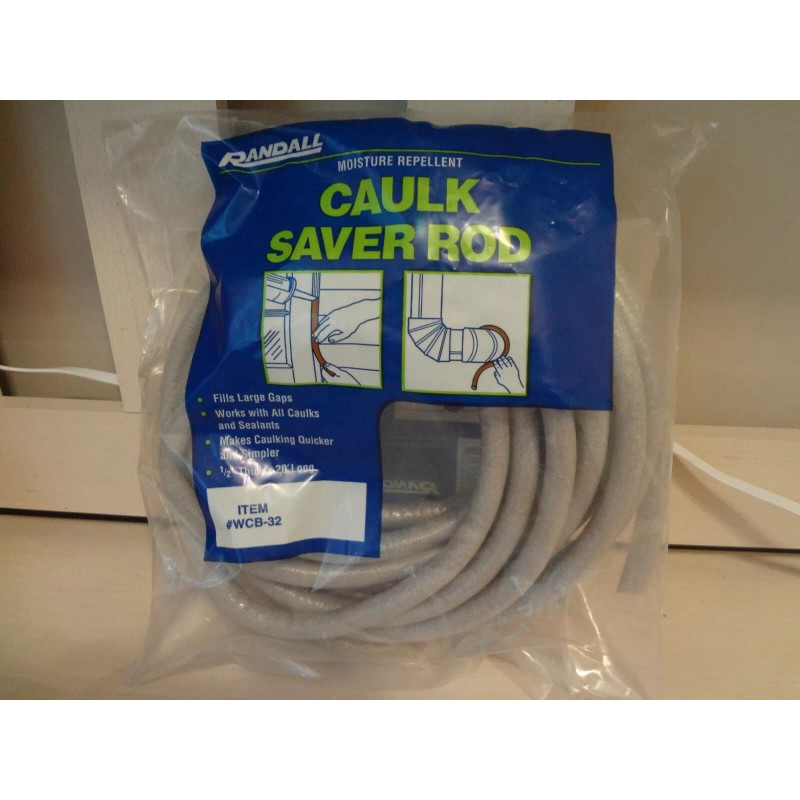 Randall Moisture Repellent Caulk Saver Rod 3/8" x 20 ft