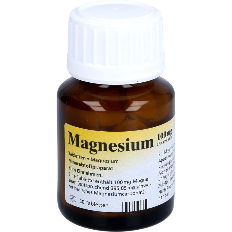 MAGNESIUM 100 mg Jenapharm Tablets Pack of 50