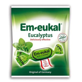 Generic Soothing Eucalyptus Symphony: Dr. Soldan's Em-Eukal Lozenges (50g) - Cool Relief for Cough & Throat, Naturally!, Green