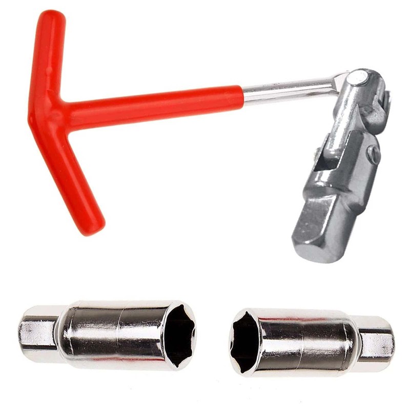UV STYLISH Spark Plug Socket Wrench Set - T-Handle Spark