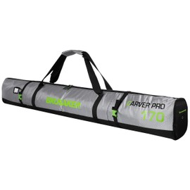 BRUBAKER CarverTec Pro Ski Bag for 1 Pair of Skis and Poles - Silver Green - 66 7/8 Inches / 170 cm