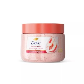 Dove Body Scrub Deeply Nourishes for Smooth, 15 oz, Choose Your Scent. - Peaches & Crushed Rice