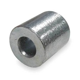 Wire Rope Stop Sleeve, 3/64In, Copper, PK50