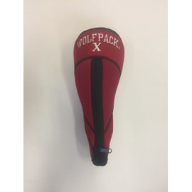 North Carolina State Wolfpack #X Fairway Headcover, Zipper Closure