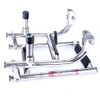 Amarine-made Marine Boat Foldable Stainless Steel 3 Steps Ladders Stern