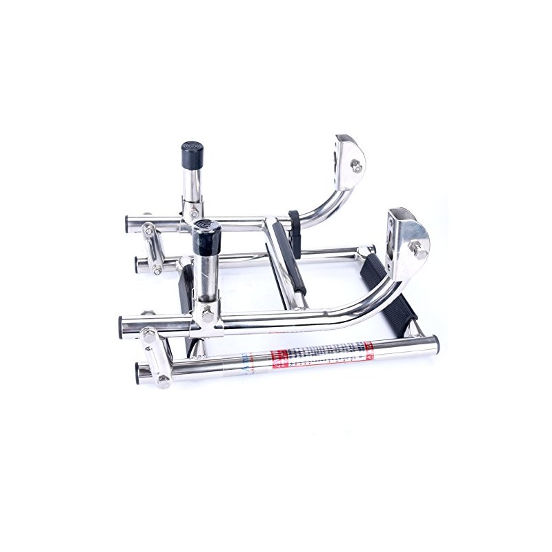Amarine-made Marine Boat Foldable Stainless Steel 3 Steps Ladders Stern