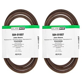 SureFit Deck Drive Belts Replacement for John Deere TCU33096 WG32A WG36A Commercial Walk-Behind Lawn Mowers 2 Pack