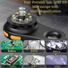 Digital Microscope 500x with 2.0" IPS Screen, Magnifying Glass, Coin