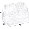 Cosmetic Clear Makeup, Hair Clips & Jewellery Organiser, Clear Acrylic