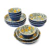 Pfaltzgraff Tranquil Elegance Floral 12 Piece Bowl Dinnerware Set, Service