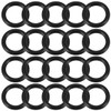 sourcing map 20pcs Metric Nitrile Rubber O Rings Seal Rubber