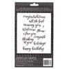 Kelly Creates Sentiments Stamps, Multi