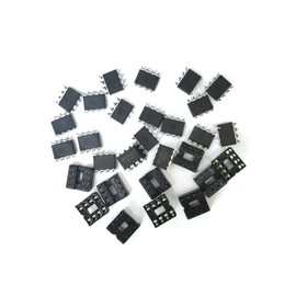 555 Single High-Precision Timer IC NE555 NE555P NE555N Pulse Generator DIP-8 (Pack of 20 Pcs) + 8 Pin DIP Socket (Pack of 10 Pcs)