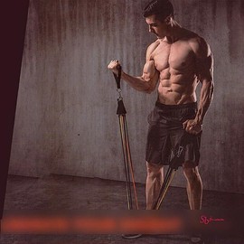 Exercise Band Fitness Set for home workouts, training and recovery, portable sports and gear, Accessory, and, Everyday Use, Travel, Home or, Option 1
