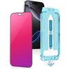 Laooteyy Dazzling Gradient Colorful Anti-Spy Tempered Glass Screen Protector, Electroplated