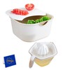 IDOBY 5 Piece Multipurpose Kitchen Set - Mixing Bowl, Strainer,