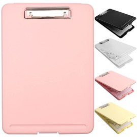 SFLHHDM Clipboard, A4, Clip File, Binder, Multi-functional, File Board, Writing Pad, Bifold Sketchboard, Waterproof Type, Document Case, For Notepad, Folder, File, Plastic Case, Notebook Cover, Word Pad, Office Supplies, Durable, Easy to Write, Portable,