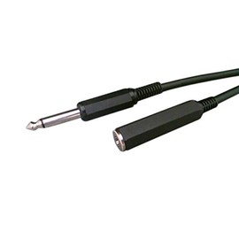 6.3mm Mono Extension Cord 1m (Male/Female)