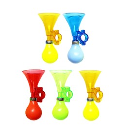 Kisangel 5pcs Motorcycle Horn Bike Horn Loud Air Horn Toys Vintage Bike Alarm Ring Wind Instrument Bicycle Bell Handlebar for Old Fashioned Alarm Clock Kids Bike Bell