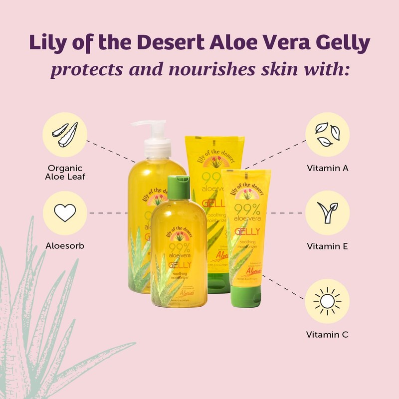 Lily Of The Desert Gelly Moisturizer - 99% Organic Aloe