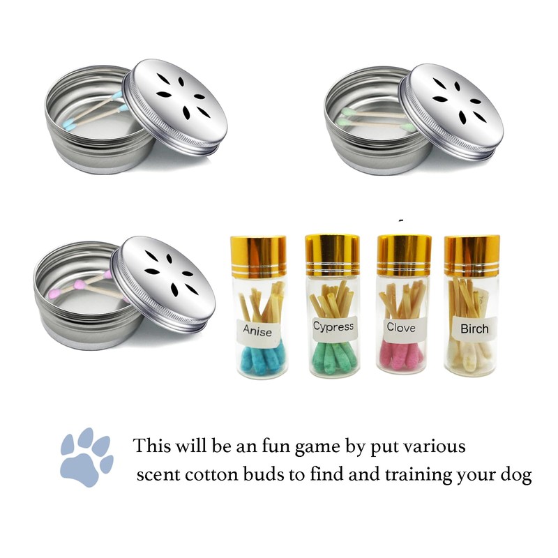 INNOYUMLIN Dog Scent Training Kit Nose Scent Work Tins, Dog