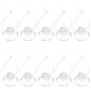 Pawfly 10 Pack Suction Cups with 20 Pieces Adjustable Zip