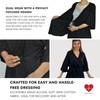 Inspired Comforts Mastectomy Recovery - Camisa de recuperación con bolsillos