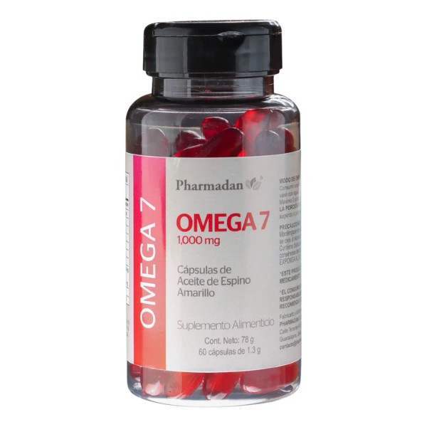 Omega 7 Aceite De Espino Amarillo 1000mg C/60 Caps