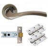 Carlisle Brass GK008SNCP/INTB Satin Nickel/Polished Chrome Handles, Hinges and Latch