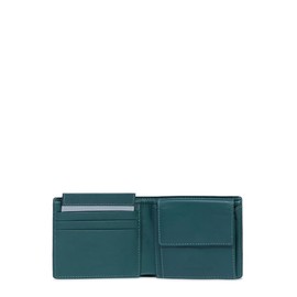 Piquadro Mens Wallet with Wallet Unisex Fabric / Bio-Based Material, Green, casual