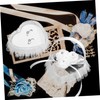 CAXUSD Heart-Shaped Lace Ring Pillow Box Wedding Ring Holder Versatile